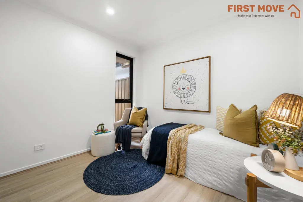 5A Rowe Avenue, Northfield, SA 5085 Cozy bedroom with modern decor.